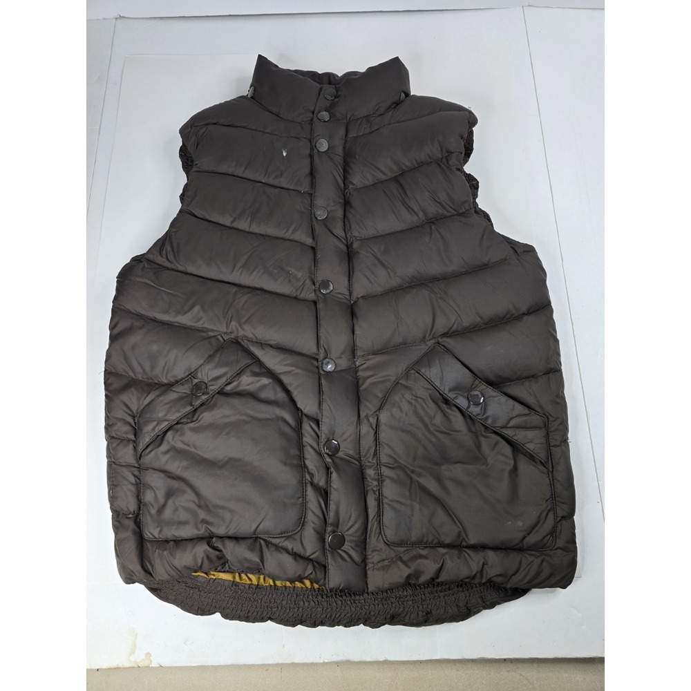 Gap Vest Mens Small Puffer Alt Down Insulated Full Zip Cowboycore Western Ranch‎
